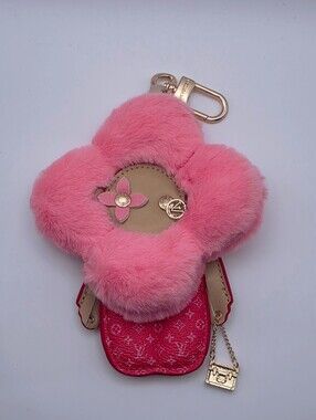 Plush Vivi Luxury Hot Pink Bag Charm